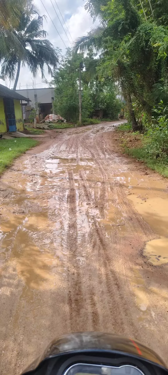 சேறும்,சகதியுமான சாலை சேறும்,சகதியுமான சாலை