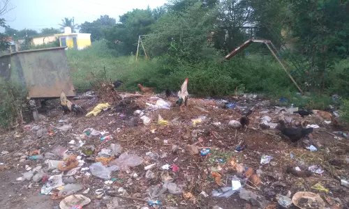 குப்பை கிடங்கான மைதானம்