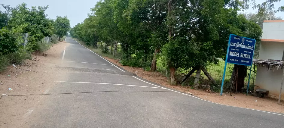 சாலையின் குறுக்கே கிடக்கும் கேபிள் வயர்