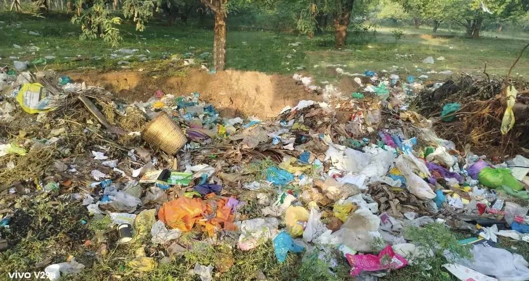 குப்பைகளால் சுகாதாரக்கேடு குப்பைகளால் சுகாதாரக்கேடு