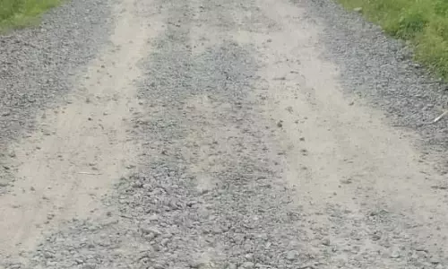 கிடப்பில் போடப்பட்ட சாலைப்பணி கிடப்பில் போடப்பட்ட சாலைப்பணி