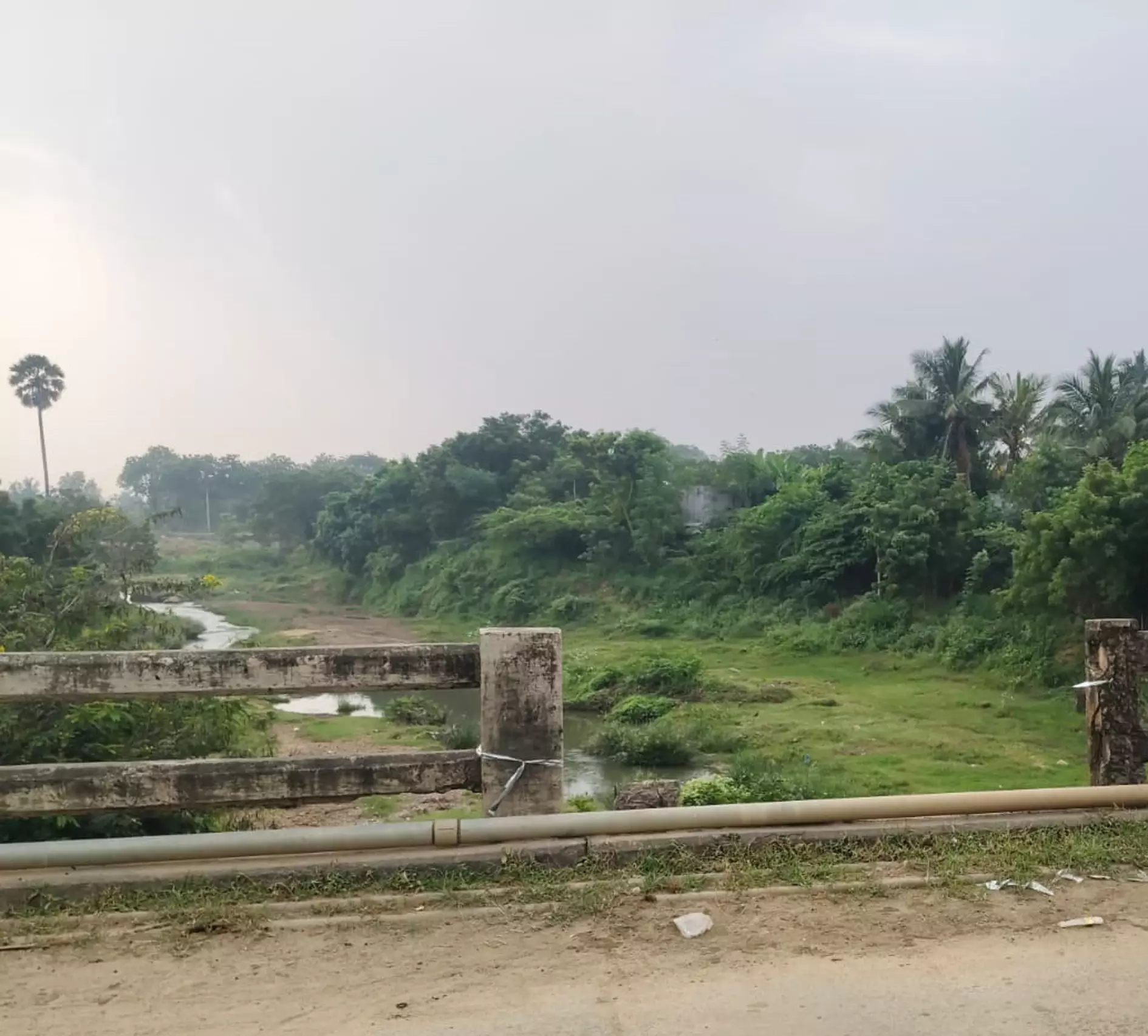 தடுப்புச்சுவர் இல்லாத பாலம் தடுப்புச்சுவர் இல்லாத பாலம்