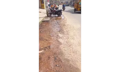 வீணாகும் குடிநீர்