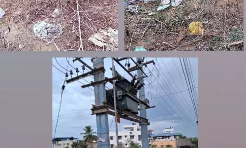 சேதமடைந்த மின்மாற்றி