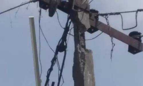 எலும்புக்கூடான மின்கம்பம் எலும்புக்கூடான மின்கம்பம்