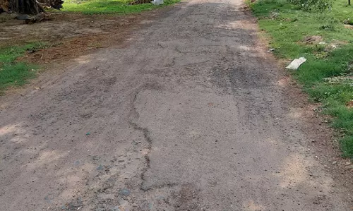 பழுதடைந்த சாலை