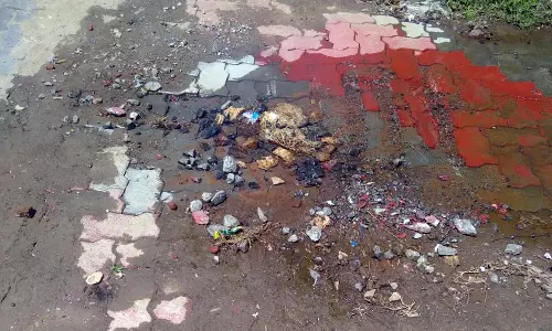 குழாய் உடைப்பால் வீணாகும் குடிநீா் குழாய் உடைப்பால் வீணாகும் குடிநீா்