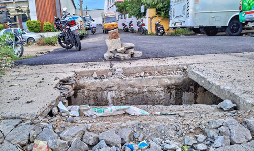 கால்வாய் பள்ளம் சரி செய்யப்படுமா? கால்வாய் பள்ளம் சரி செய்யப்படுமா?