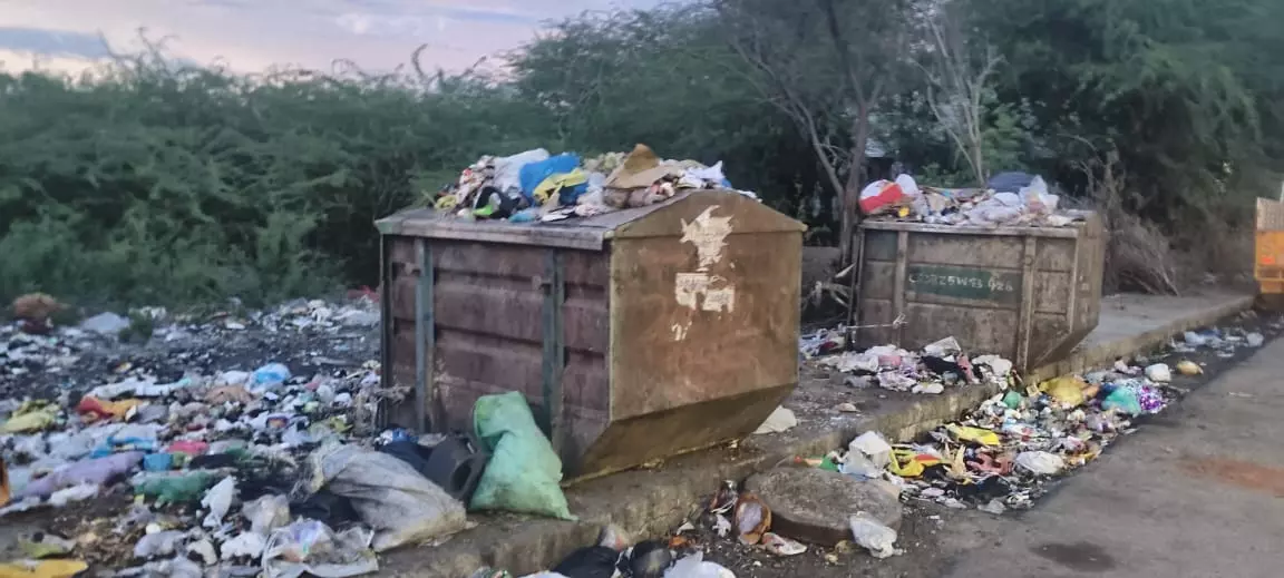 அள்ளப்படாத குப்பைகள் அள்ளப்படாத குப்பைகள்