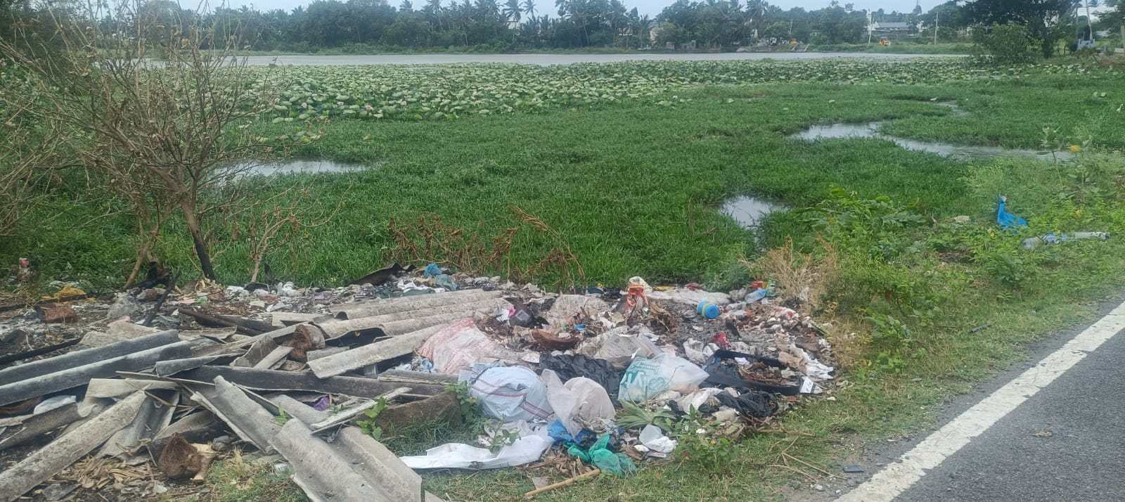 குளத்தை  தூர்வார வேண்டும்